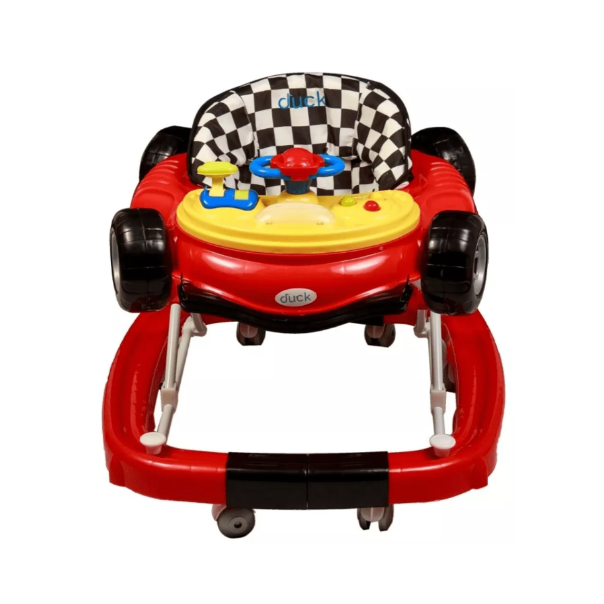 Andador Caminador Auto Formula 1 Mecedor 2 En 1 Y Sonidos Duck
