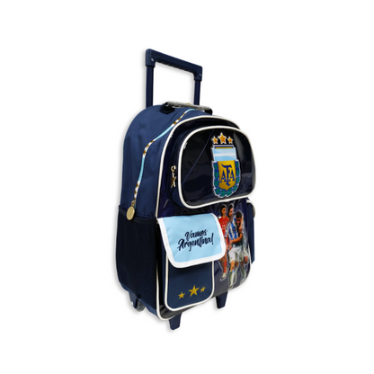 Mochila Selección Argentina Con Carro 18"