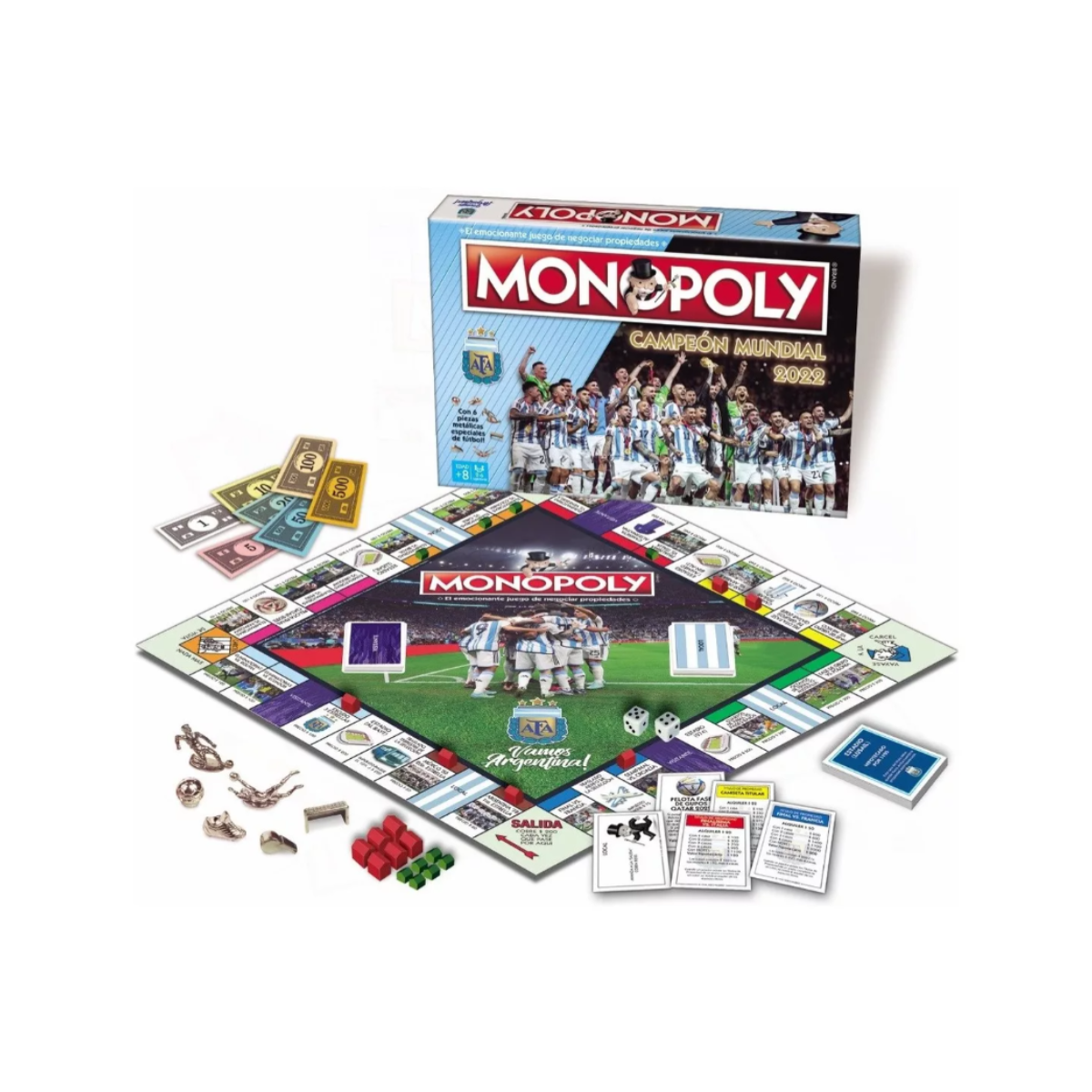 Juego De Mesa Monopoly AFA Campeones Del Mundo