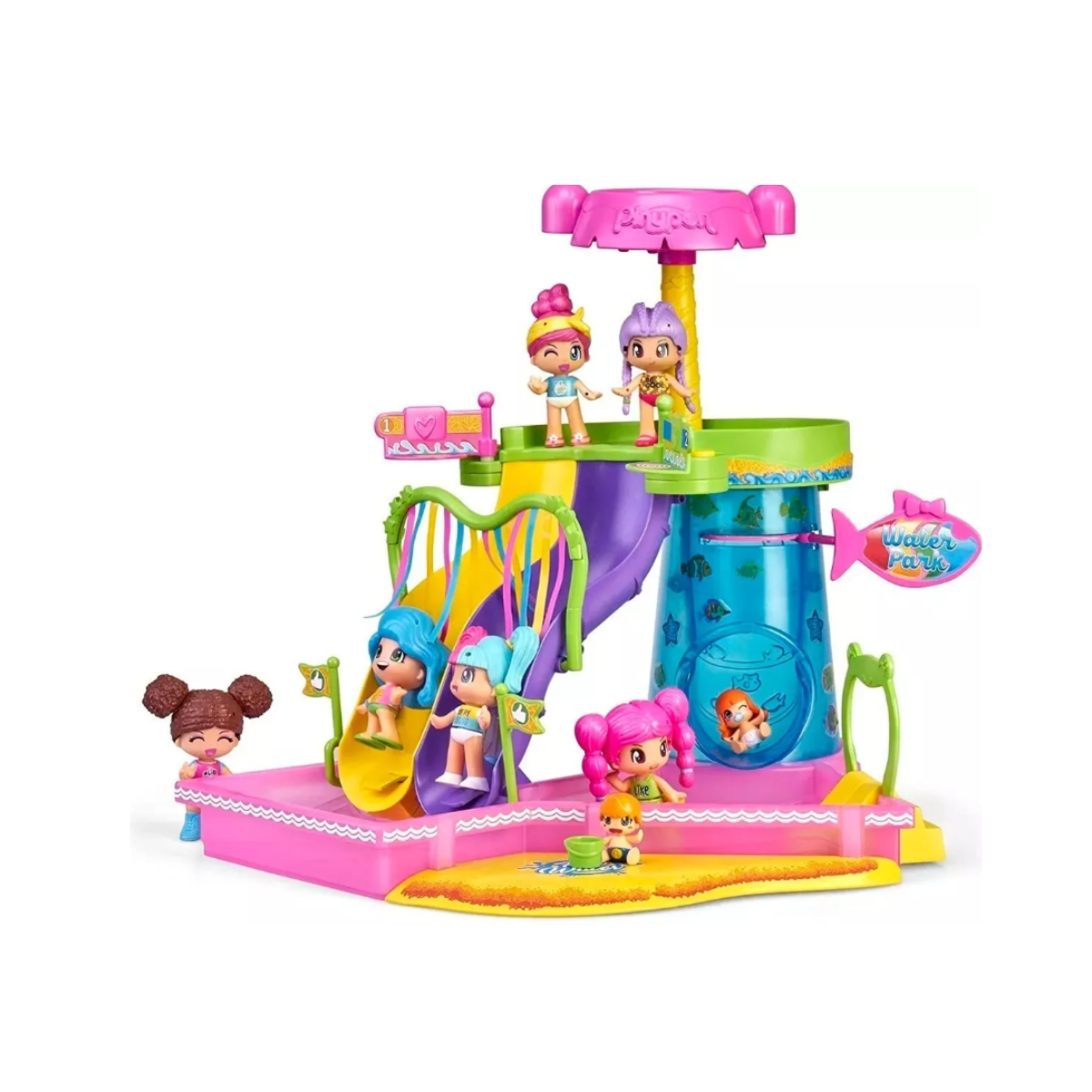 Pinypon Parque De Agua Con Accesorios y 1 Figura.