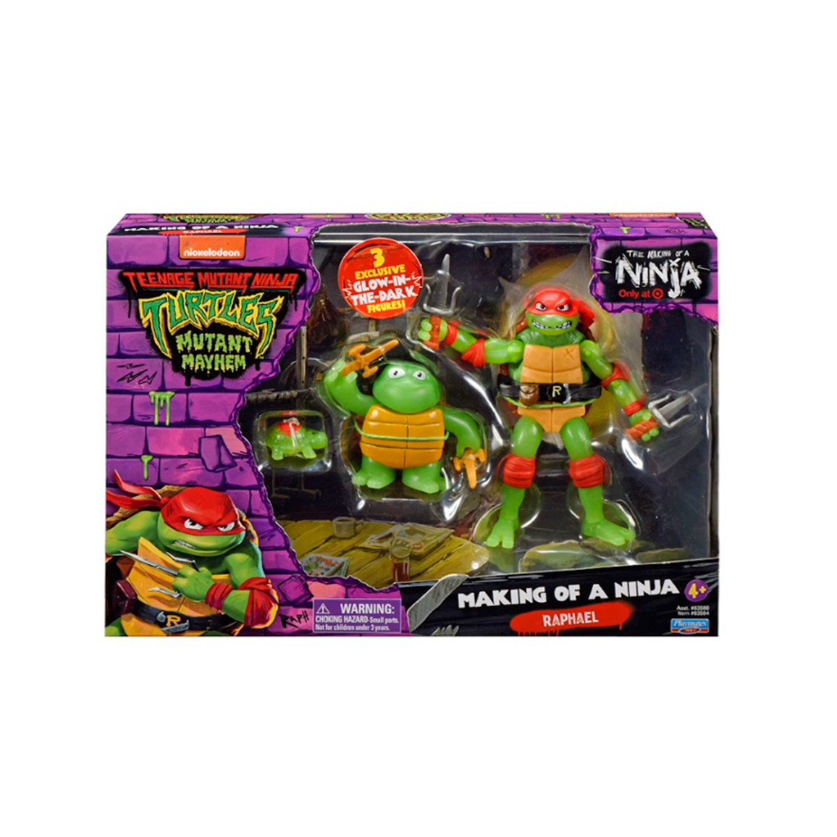 Tortugas Ninja Pack de 3 Figuras