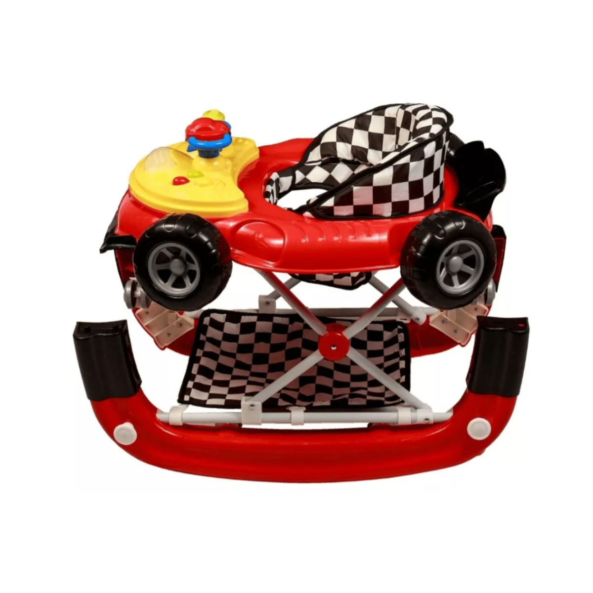 Andador Caminador Auto Formula 1 Mecedor 2 En 1 Y Sonidos Duck