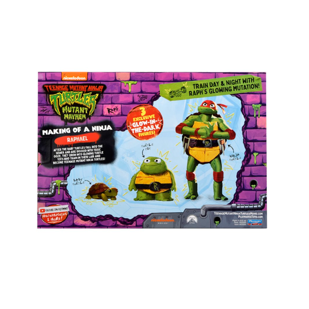 Tortugas Ninja Pack de 3 Figuras