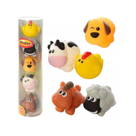 Set De Baño Animales De La Granja WinFun