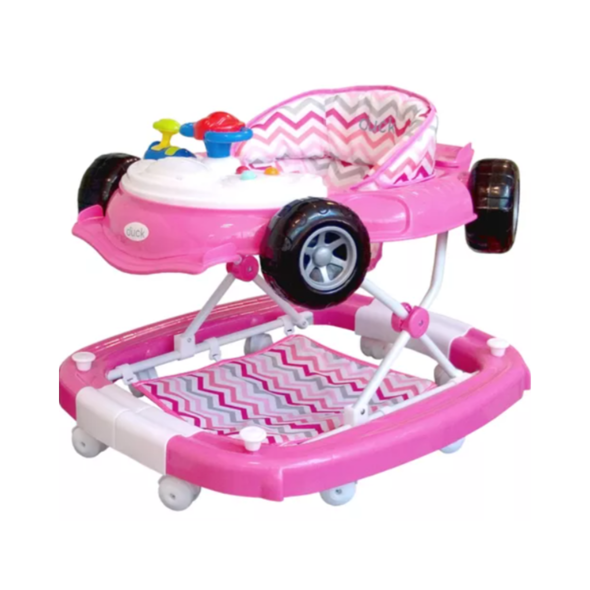 Andador Caminador Auto Formula 1 Mecedor 2 En 1 Y Sonidos Duck