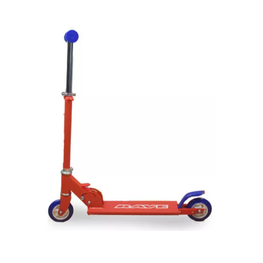 Monopatín Infantil Aluminio Rojo Clásico Plegable
