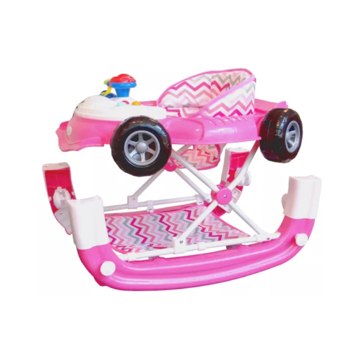 Andador Caminador Auto Formula 1 Mecedor 2 En 1 Y Sonidos Duck