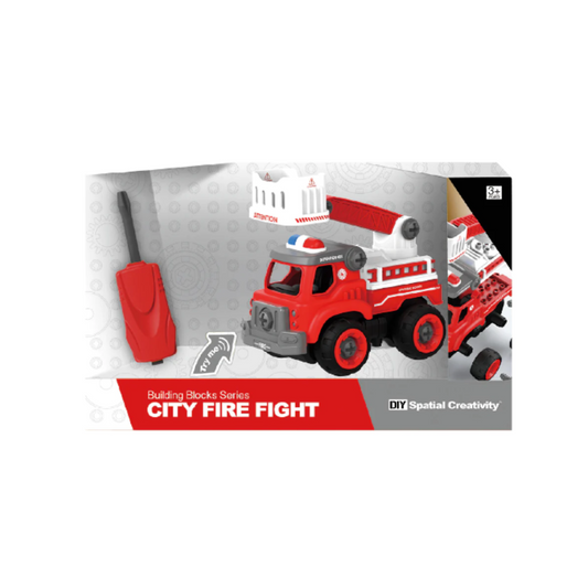 Diy Camión De Rescate Para Armar Con Sonido