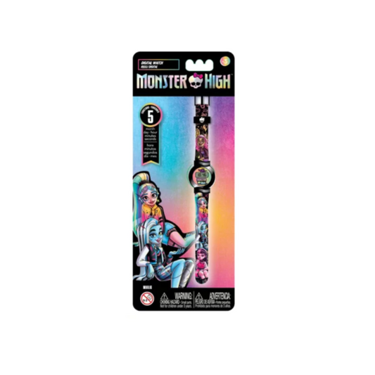 Reloj Pulsera Digital 5 Funciones Monster High Intek