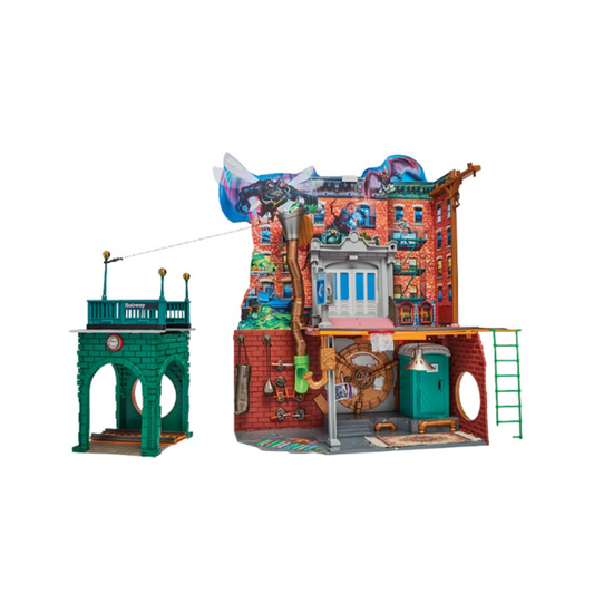 Tortugas Ninja Playset Cuartel Mutante Con Accesorios