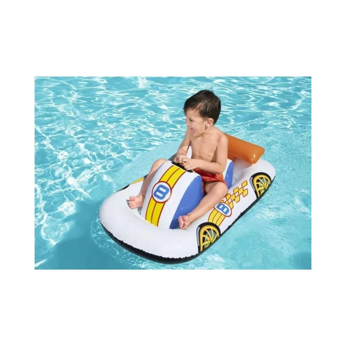 Inflable Bestway Auto De Carrera 110 x 75 Cm