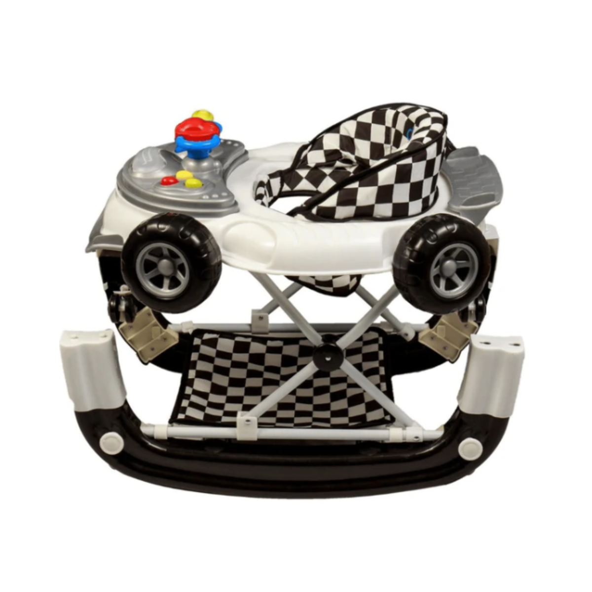 Andador Caminador Auto Formula 1 Mecedor 2 En 1 Y Sonidos Duck
