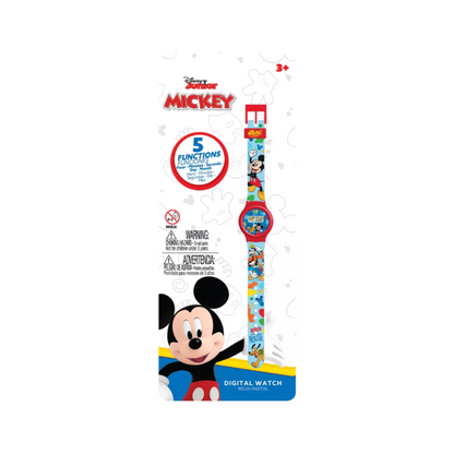 Reloj Digital Mickey 5 Funciones Intek