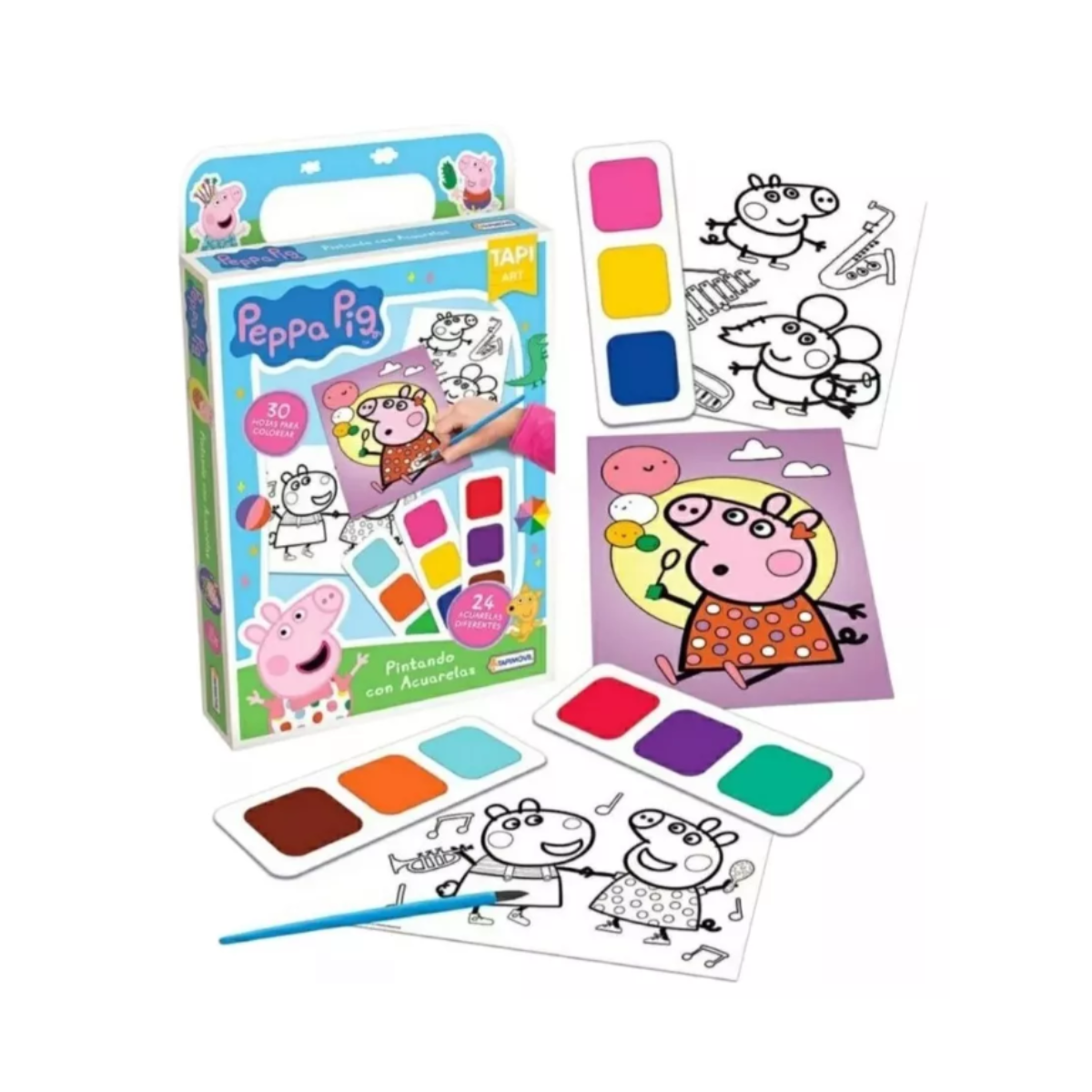 Pintando Con Acuarelas Peppa Pig