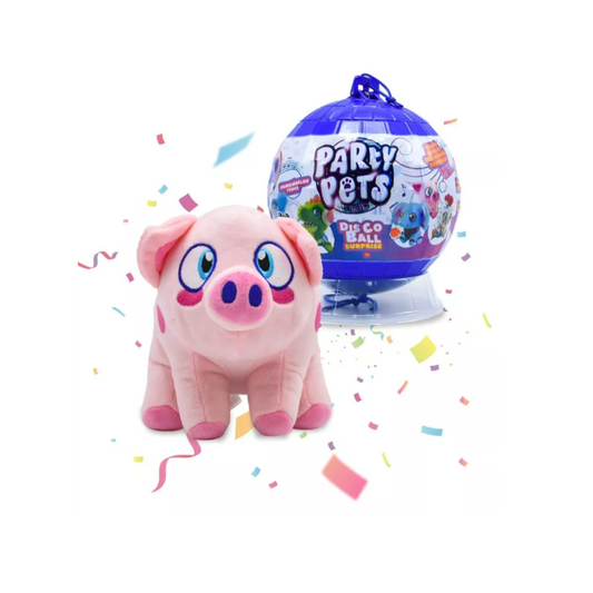 Party Pets Disco Ball  Baby Cerdita Rosa
