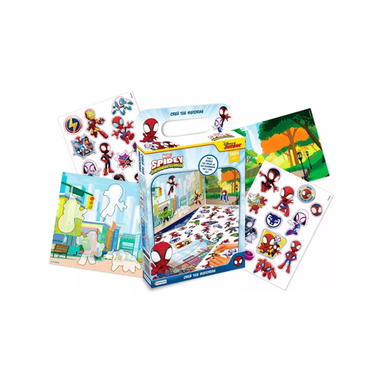 Crea Tus Historias  Spidey Juego Vinilos Y Stickers Marvel