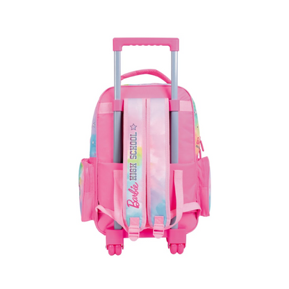 Mochila Con Carrito Barbie California 17 Pulgadas