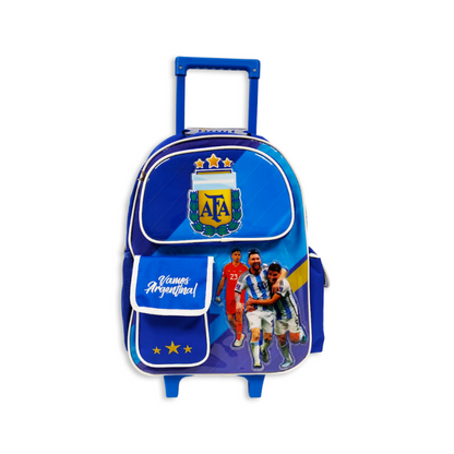 Mochila Selección Argentina Con Carro 18"