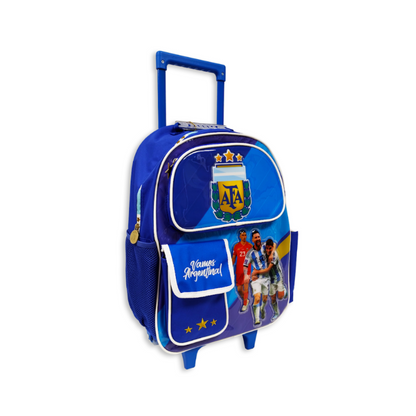 Mochila Selección Argentina Con Carro 18"