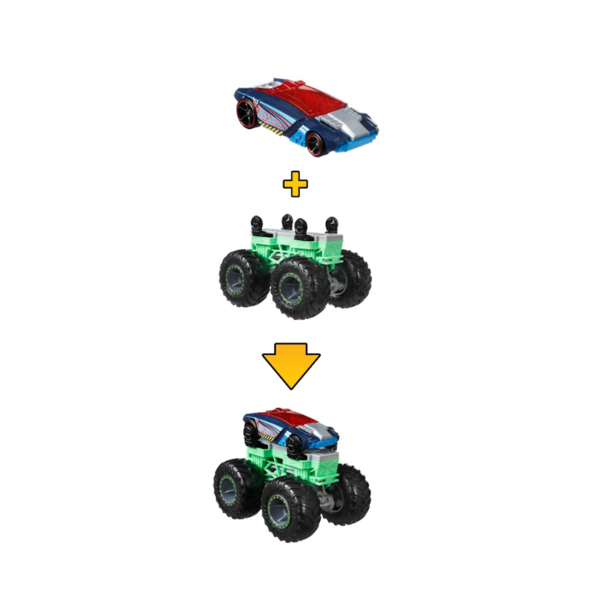 Vehículo Hot Wheels Monster Trucks Creador Monstruoso