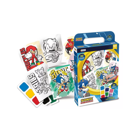 Pintando Con Acuarelas Sonic