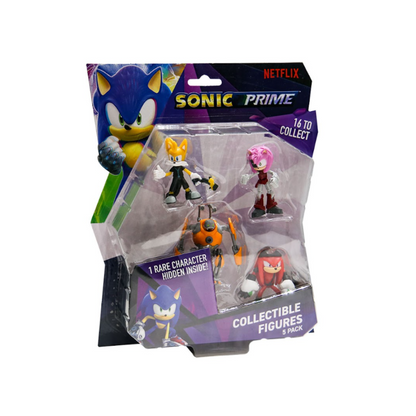 Figura Sonic Set Por 5 Unidades Coleccionables