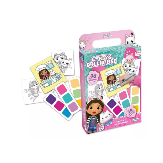 Pintando Con Acuarelas Gabby’s Dollhouse