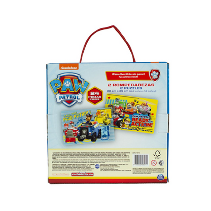 Rompecabezas Paw Patrol 24 Piezas x 2 Unidades