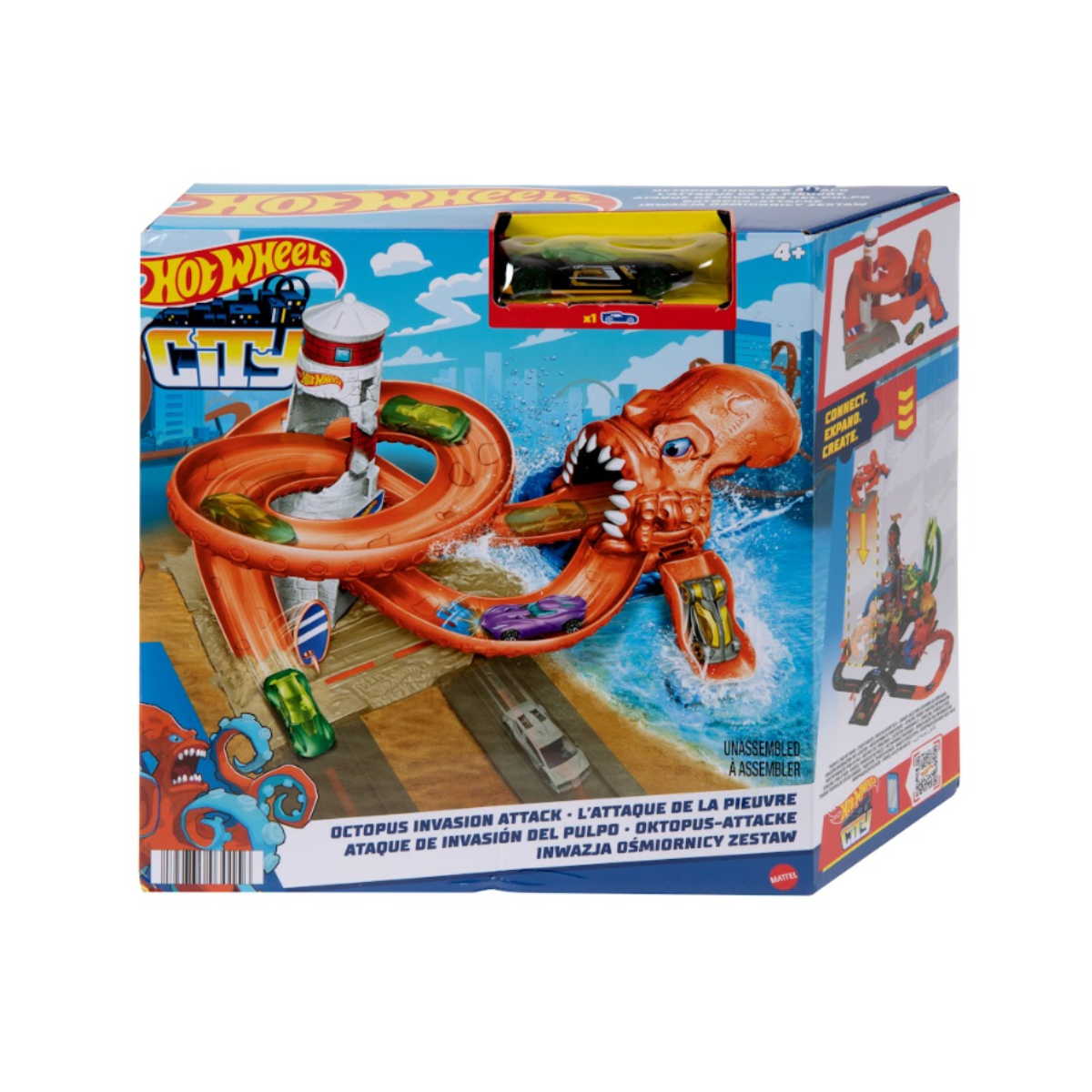 Pista Hot Wheels City Némesis Pulpo