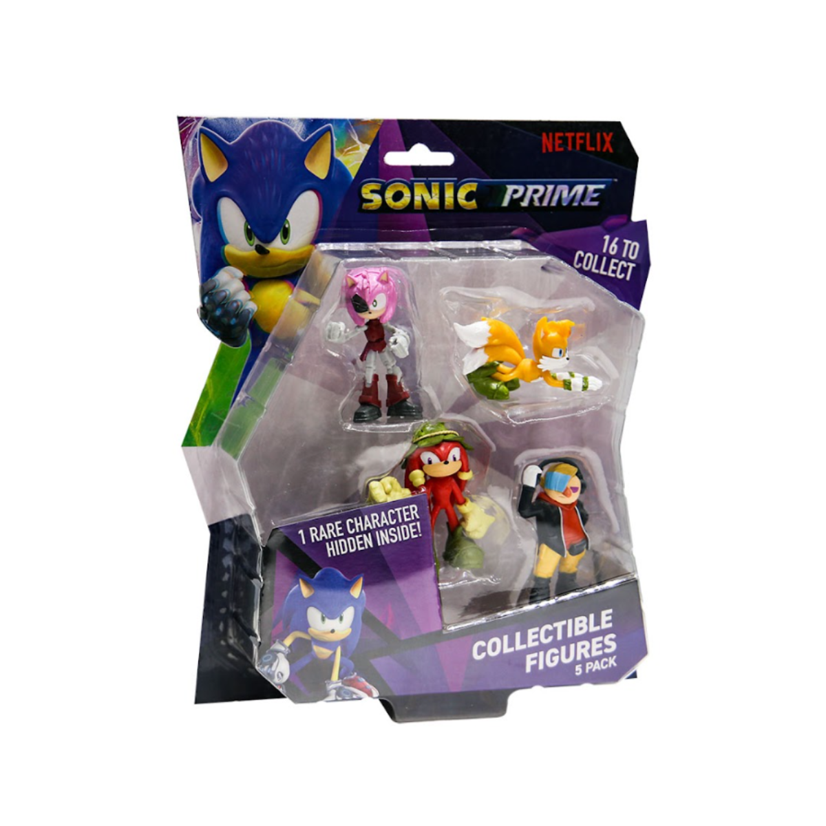 Figura Sonic Set Por 5 Unidades Coleccionables