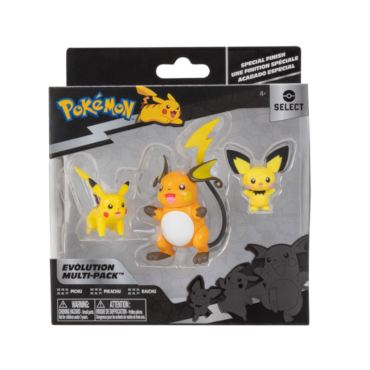 Figuras Pokémon Evolución - Set De Diferentes Evoluciones Pikachu