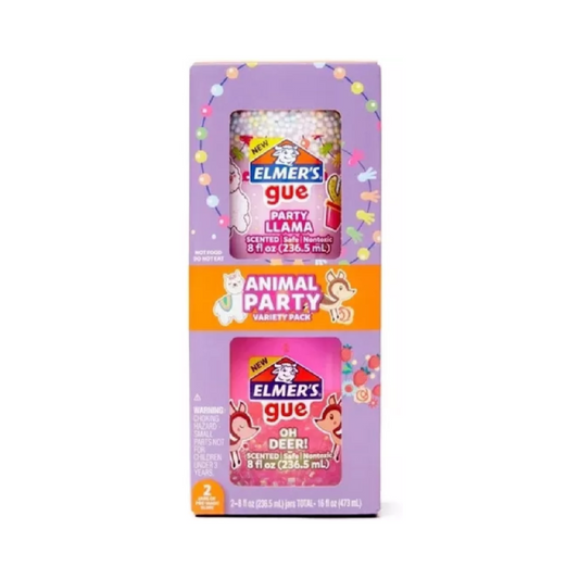 Elmers Gue Slime Animal Party 2 Unidades