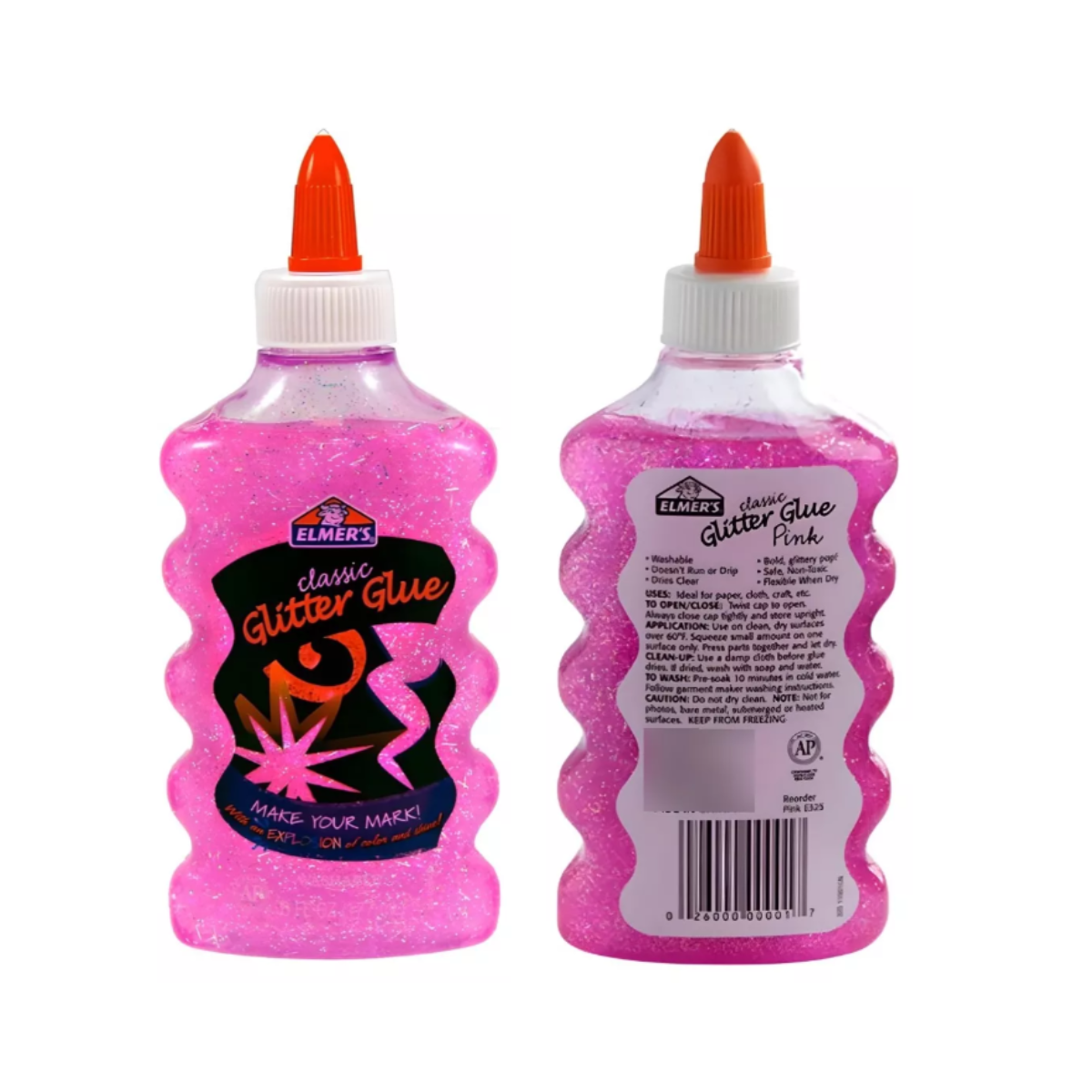 Pegamento Liquido Elmer´s Glitter Glue Rosa