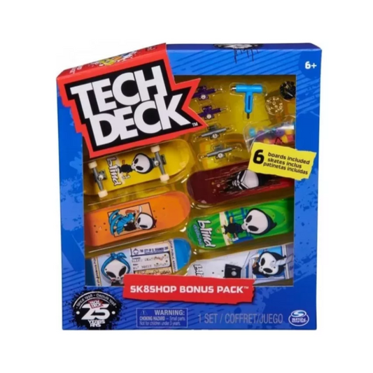 Patinetas Skateboard Para Dedos Tech Desk Set 6 Unidades