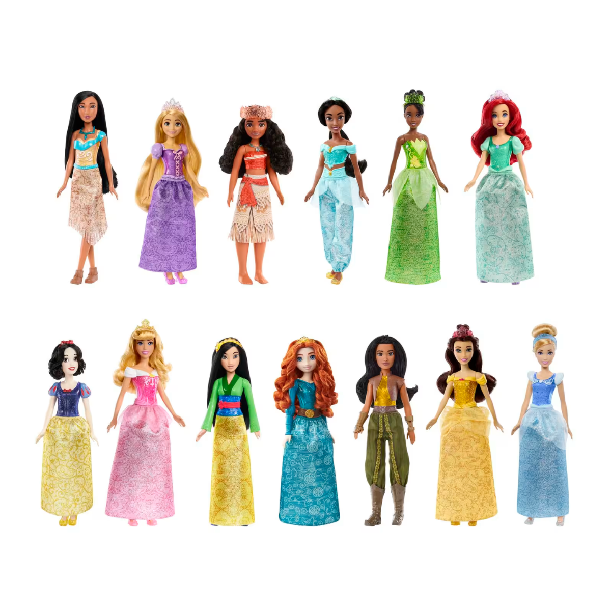 Disney Princesas Surtido De Muñecas Principales Mattel