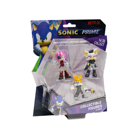 Figura Sonic Set Por 3 Unidades Coleccionables