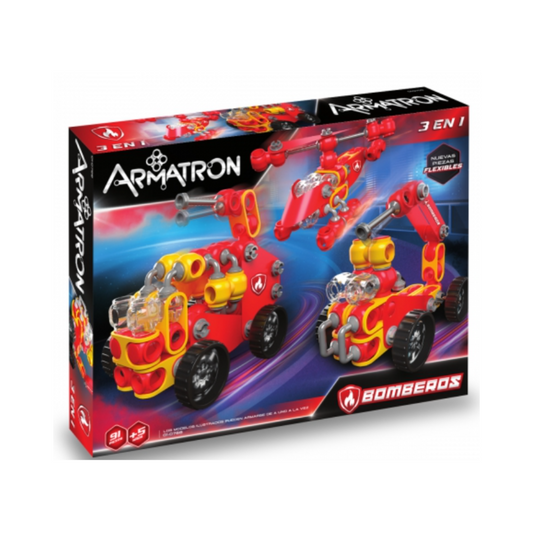 Armatron Flex Bomberos 91 Piezas  Rasti