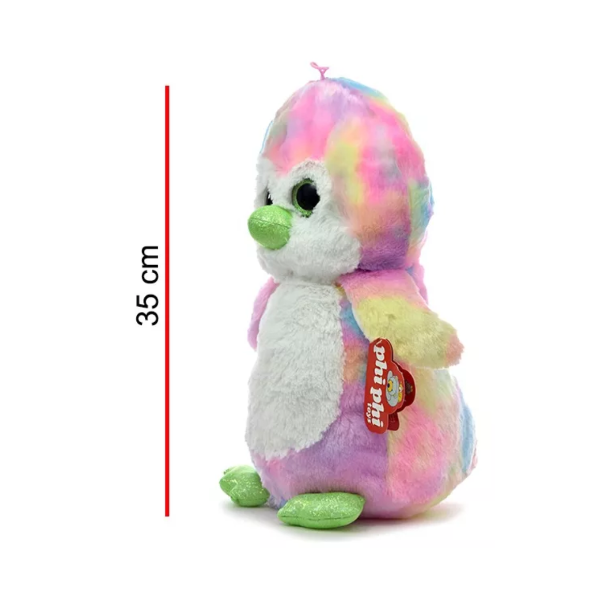 Peluche Pinguino Colorido  Phi Phi Toys