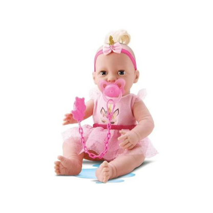 Bebé Recién Nacido Con Vestido Y Accesorios Divertoys