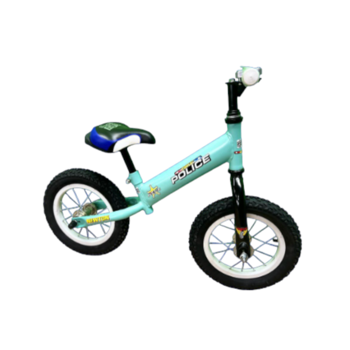 Bicicleta Infantil Balance Rodado 12 Celeste - Negro Newton