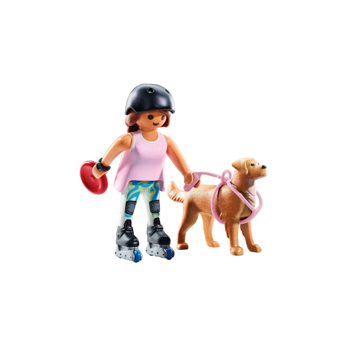 Playmobil Patinadora Con Retriever 71739