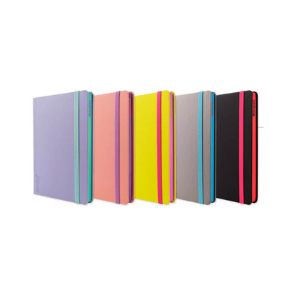 Cuaderno Notes A5 Tapa Dura Punteado Varios Colores
