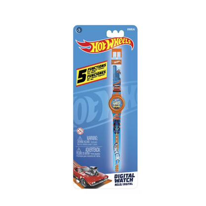 Reloj Digital Hot Wheels 5 Funciones Intek