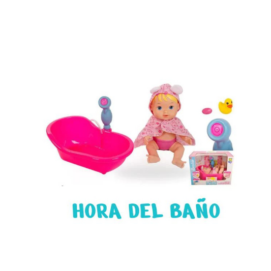 Muñeca con bañera y duchador - Hora del Baño Divertoys