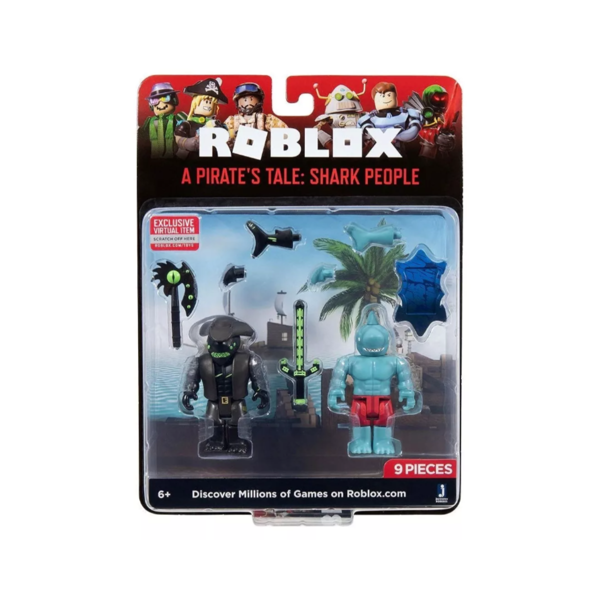 Roblox 2 Figuras Con Accesorios En Blister