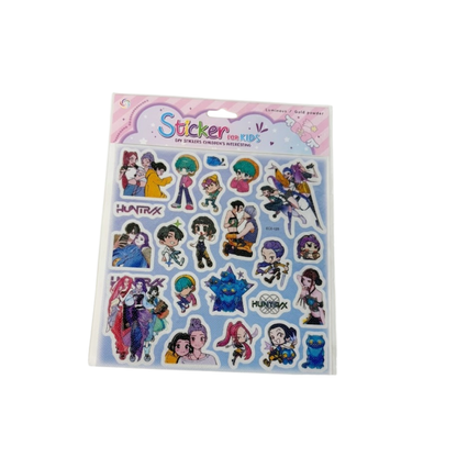 Plancha de Stickers K-Pop Demon Hunter