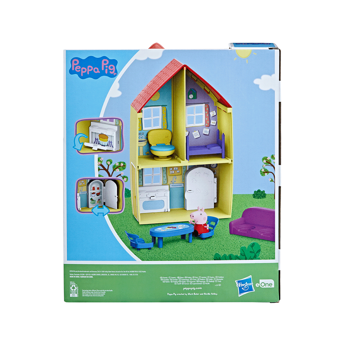 La Casa De Peppa Con Accesorios Hasbro