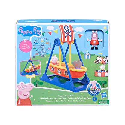 Peppa Pig Barco Pirata Con Figura  Hasbro
