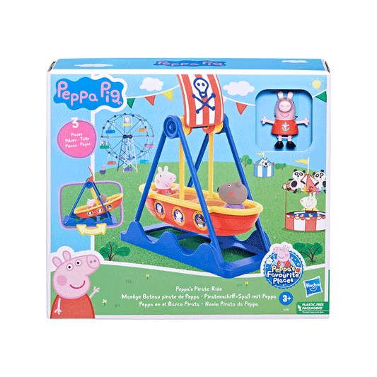 Peppa Pig Barco Pirata Con Figura  Hasbro