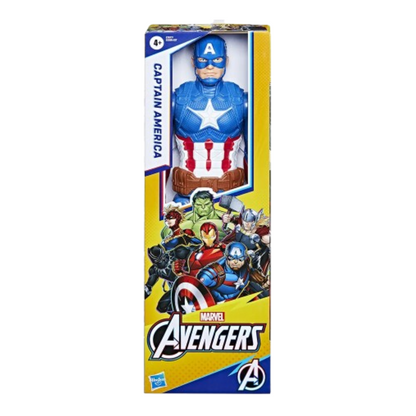 Muñeco Avengers 29cm Titan Hero Series Capitán América Hasbro